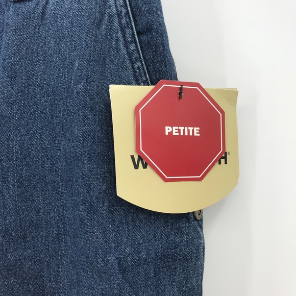 NWT Woolrich jean capris classic fit women's size 8 petite Dark blue wash - Picture 3 of 9